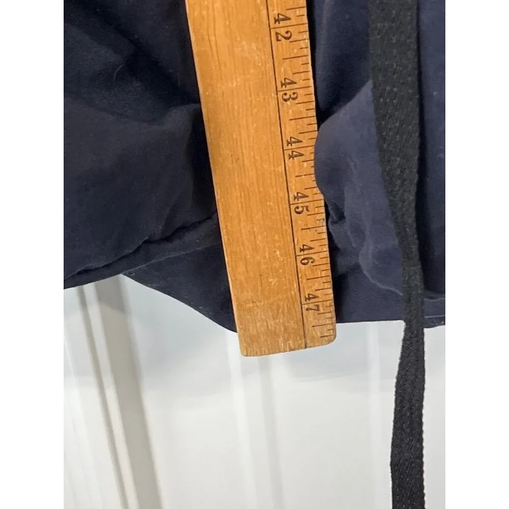 Ouray Sportswear Garment Bag Zip Up Drawcord Navy Blue Travel Clothes Storage